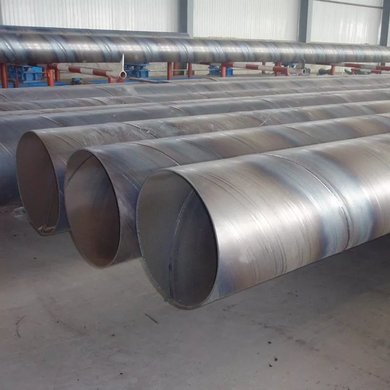 Large diameter spiral welded steel pipe for industrial pipeline applications